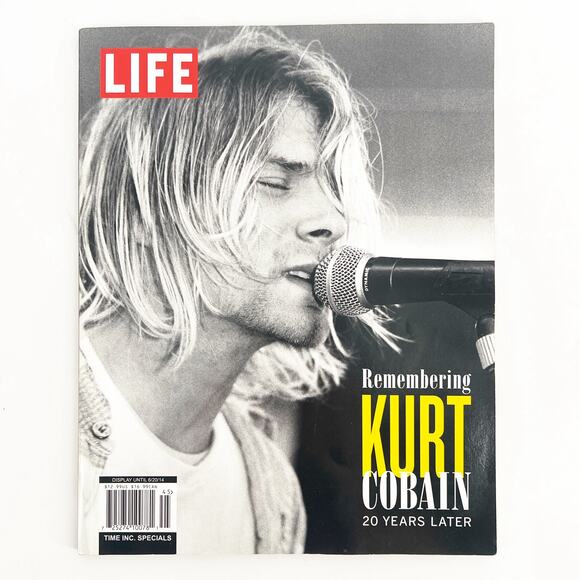 Kurt Cobain Life Magazine 2014 Remembering 20 Years Later - Picture 1 of 5